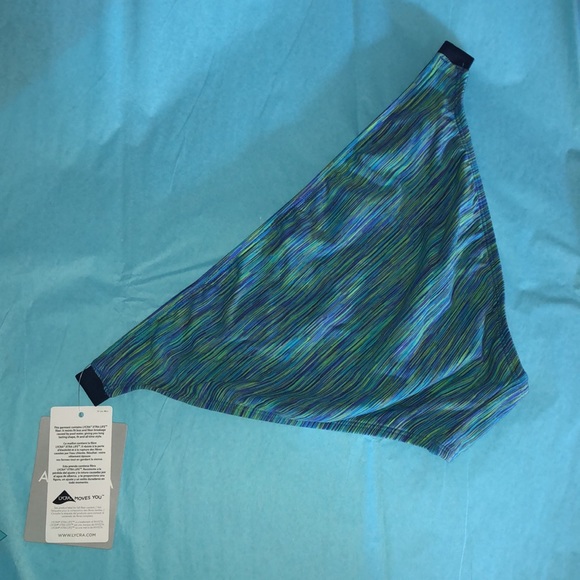 NWT Athleta Paddle Out Space Dye Swim Bottoms, Size Medium - Picture 3 of 8